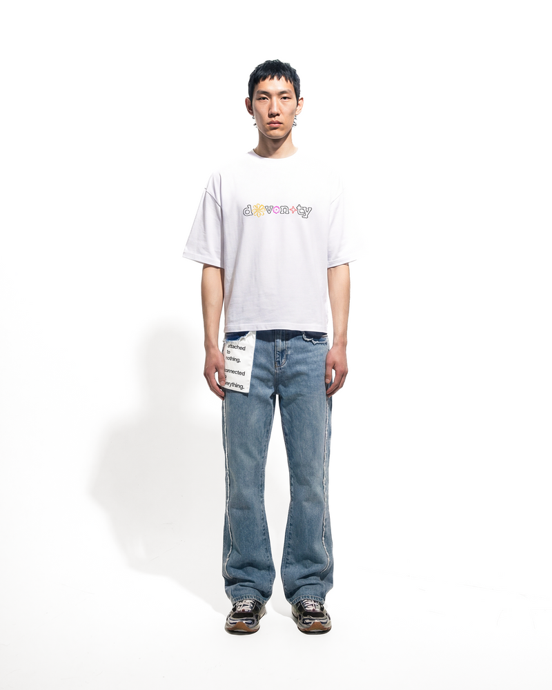 Blue DVNTY Connect Flare Jeans