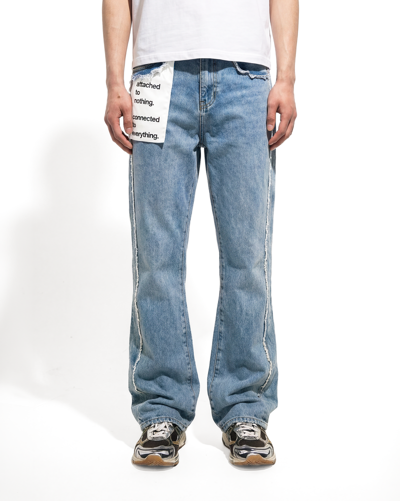 Blue DVNTY Connect Flare Jeans