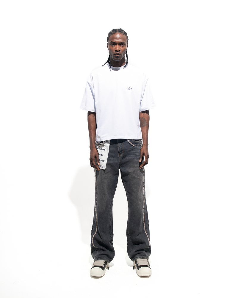 Grey DVNTY Connect Flare Jeans
